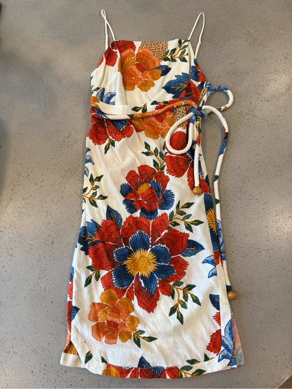 FARM RIO pineapple flowers midi dress - Picture 5 of 7